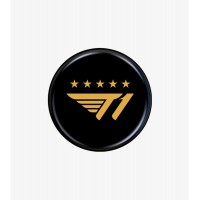 T1 Logo Pin Button - V5 Champions Edition 